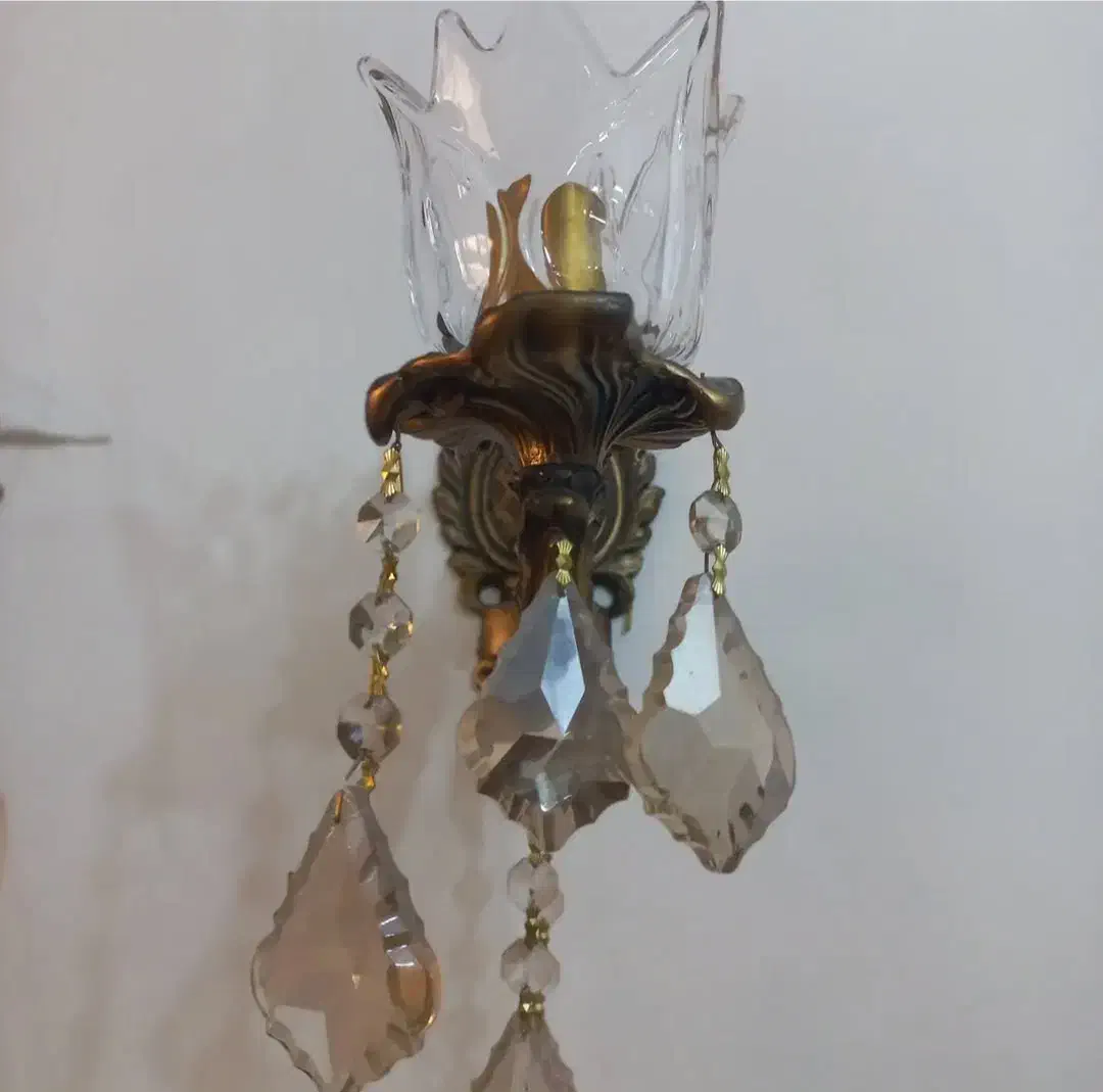 ست لوستر تمام برنجی قدیمی و سنگین|لوستر و چراغ آویز|کرج, کرج نو|دیوار