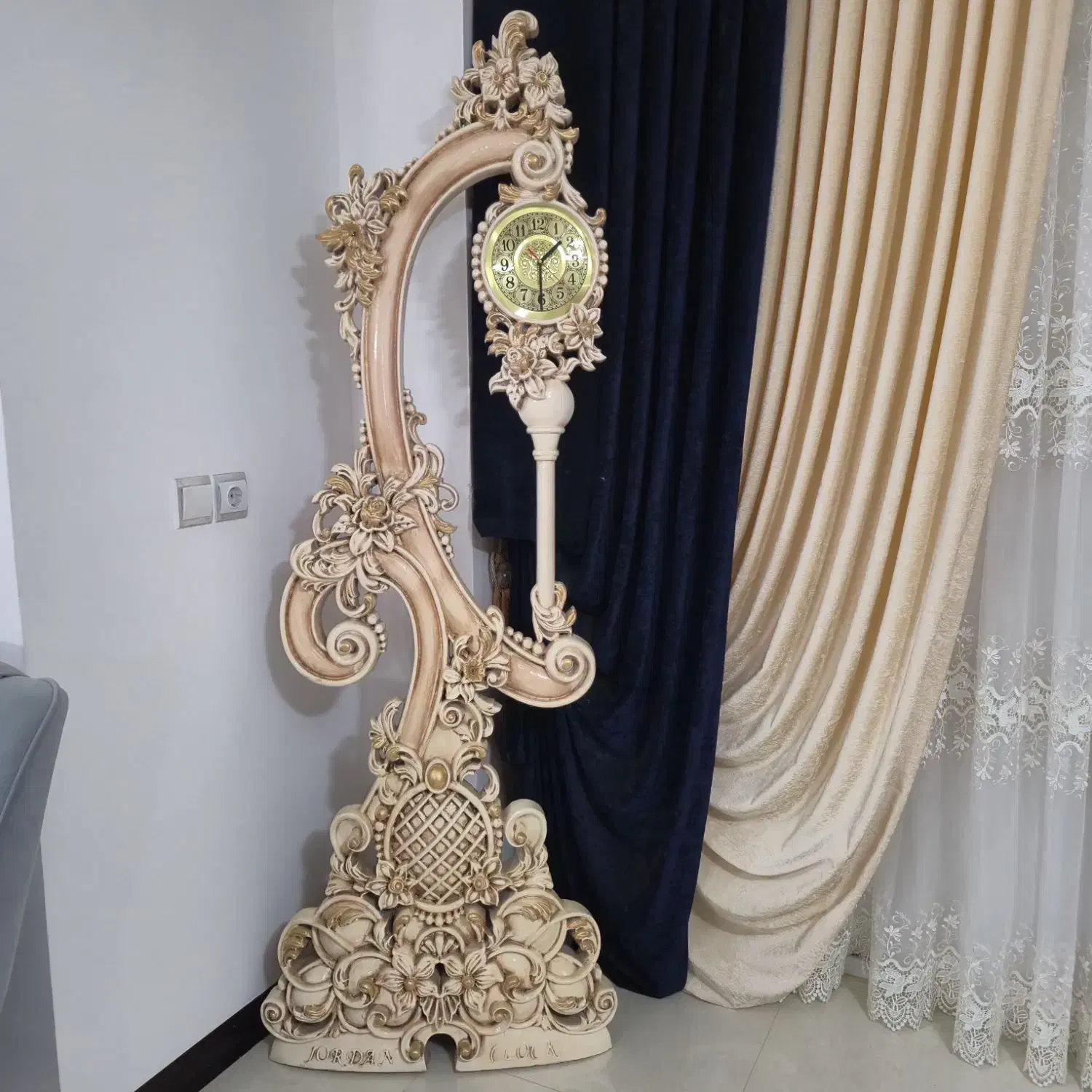 ساعت ایستاده منبت|ساعت دیواری و تزئینی|برخوار, |دیوار