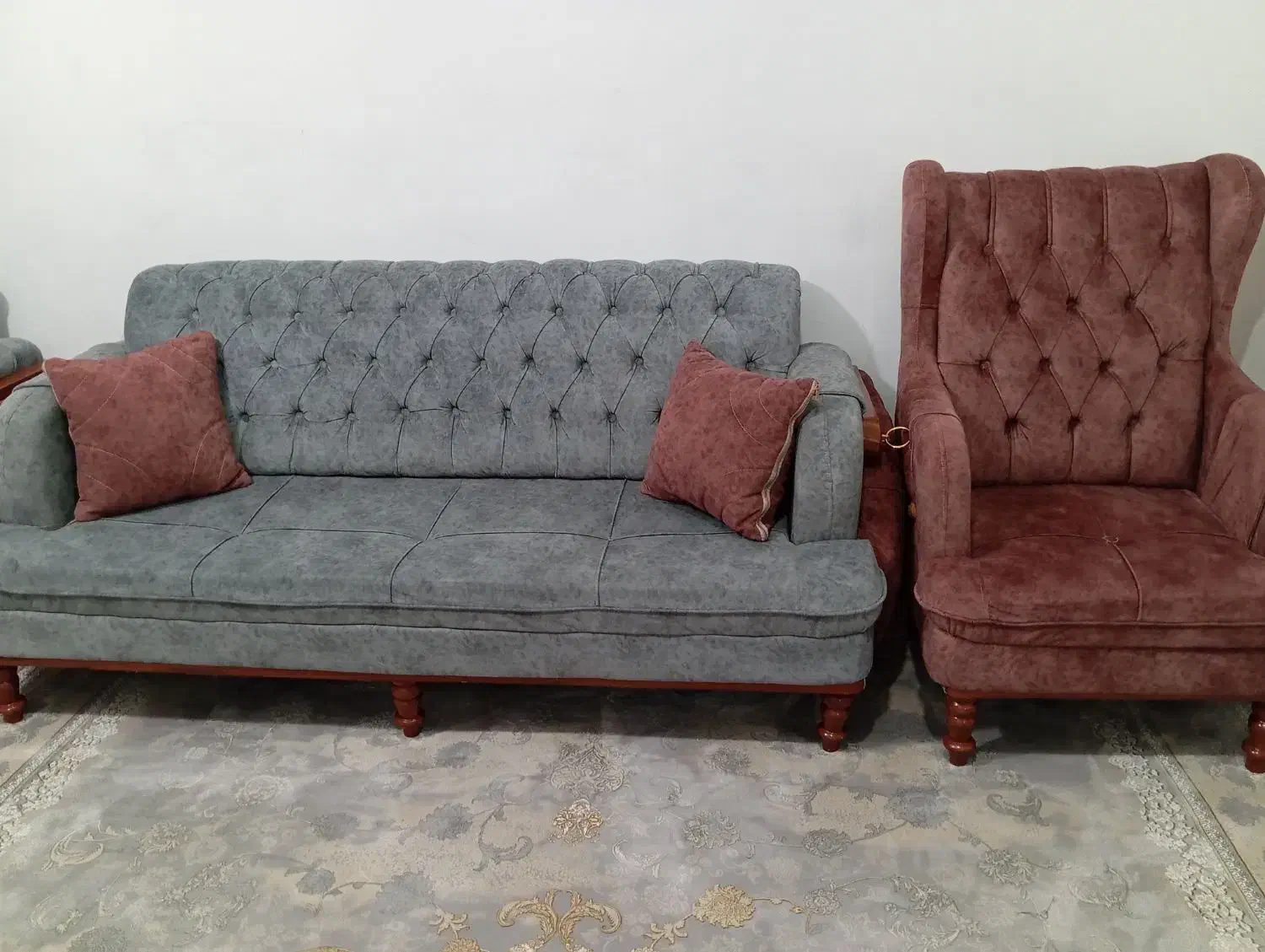 مبل تازه 8نفره شرکتی اصل|مبلمان خانگی و میز عسلی|سقز, |دیوار