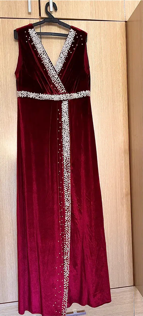 کت سبز مجلسی ولباس مجلسی مخمل|لباس|چالوس, |دیوار