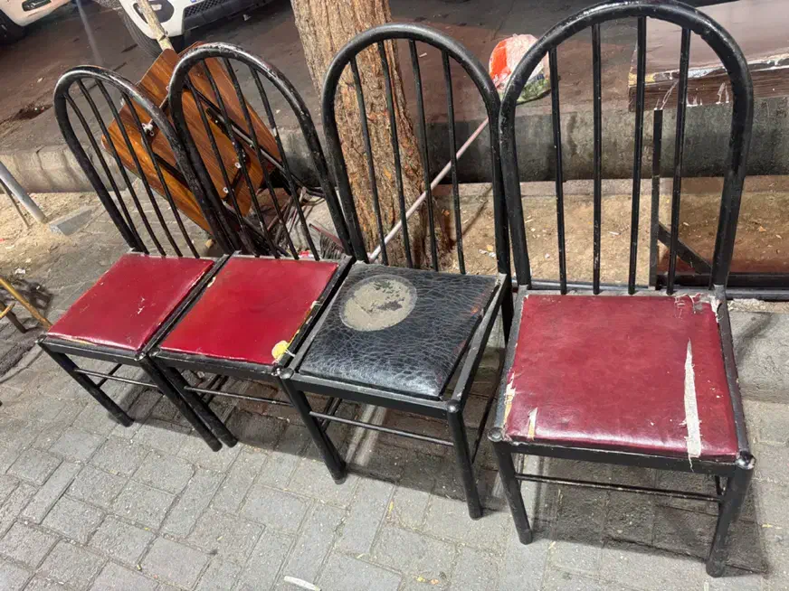 چهار عدد صندلی|میز و صندلی غذاخوری|تبریز, |دیوار