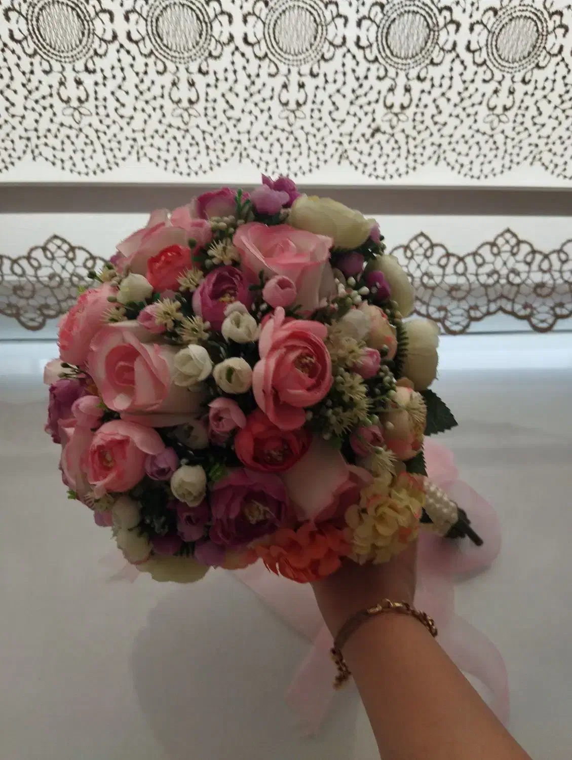 دسته گل عروس نو|گل مصنوعی|اسلام‌شهر, شهرک الهیه|دیوار