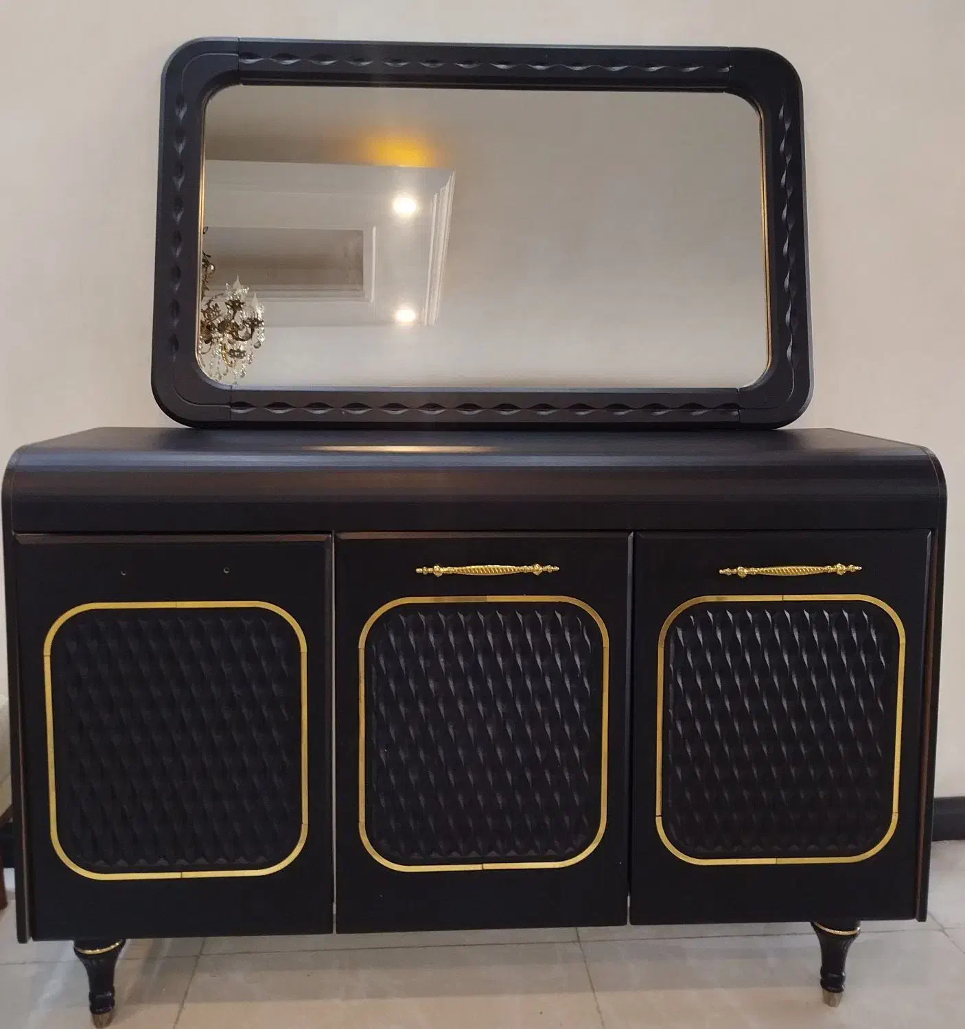 ست کنسول و آینه ،جاکفشی،میز تلویزیون|جاکفشی، کمد، دراور|رباط‌کریم, کاظم‌آباد|دیوار