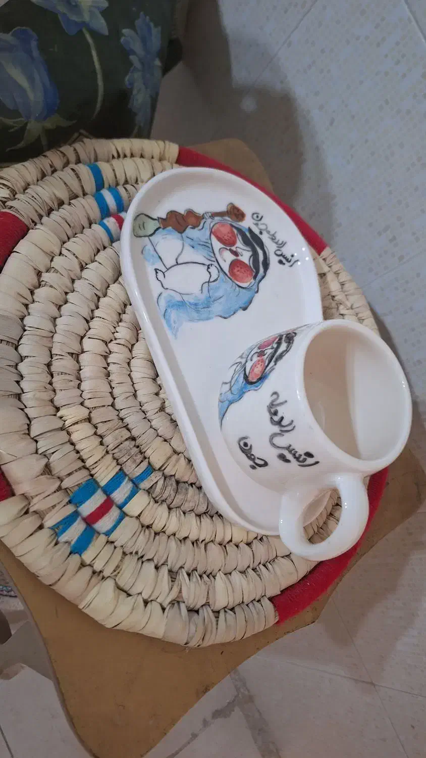 فنجان با پیش دستی|ظروف سرو و پذیرایی|فولادشهر, B2|دیوار