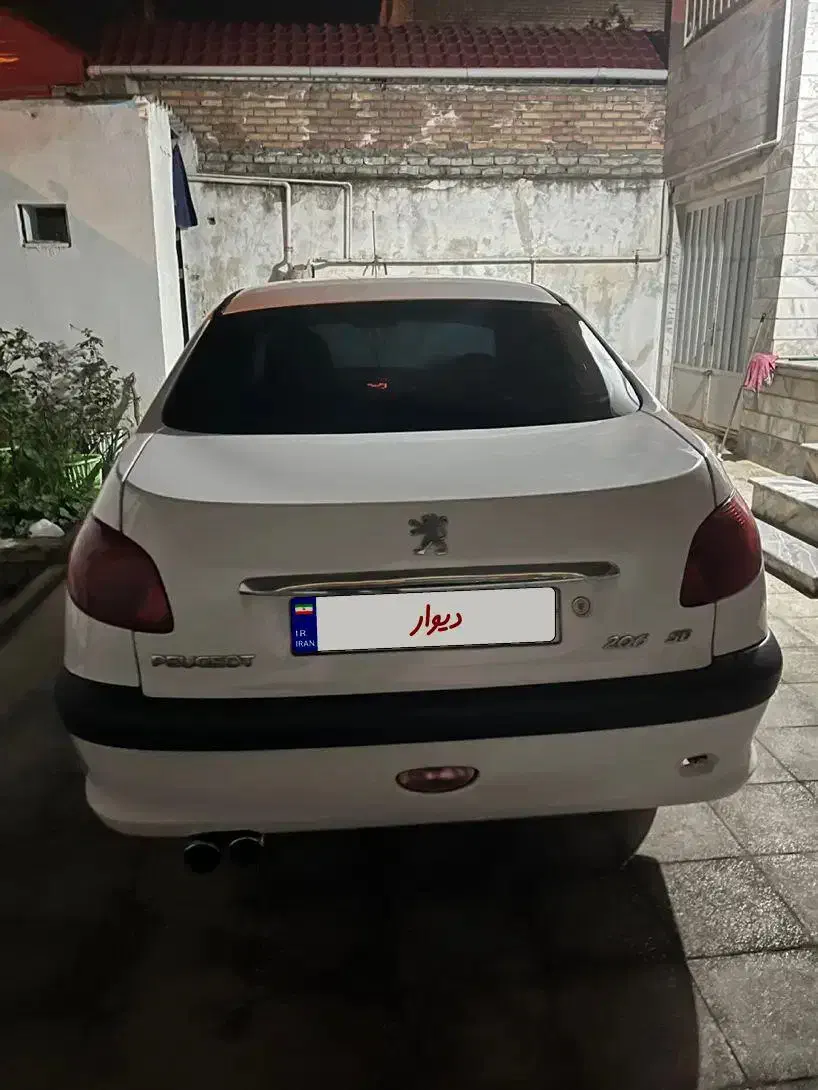 ۲۰۶ V8 SD|خودرو سواری و وانت|مینودشت, |دیوار