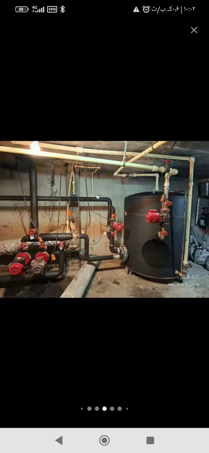 عایق کاری و ورقکاری تاسیسات موتور خانه|خدمات پیشه و مهارت|اصفهان, هزارجریب|دیوار