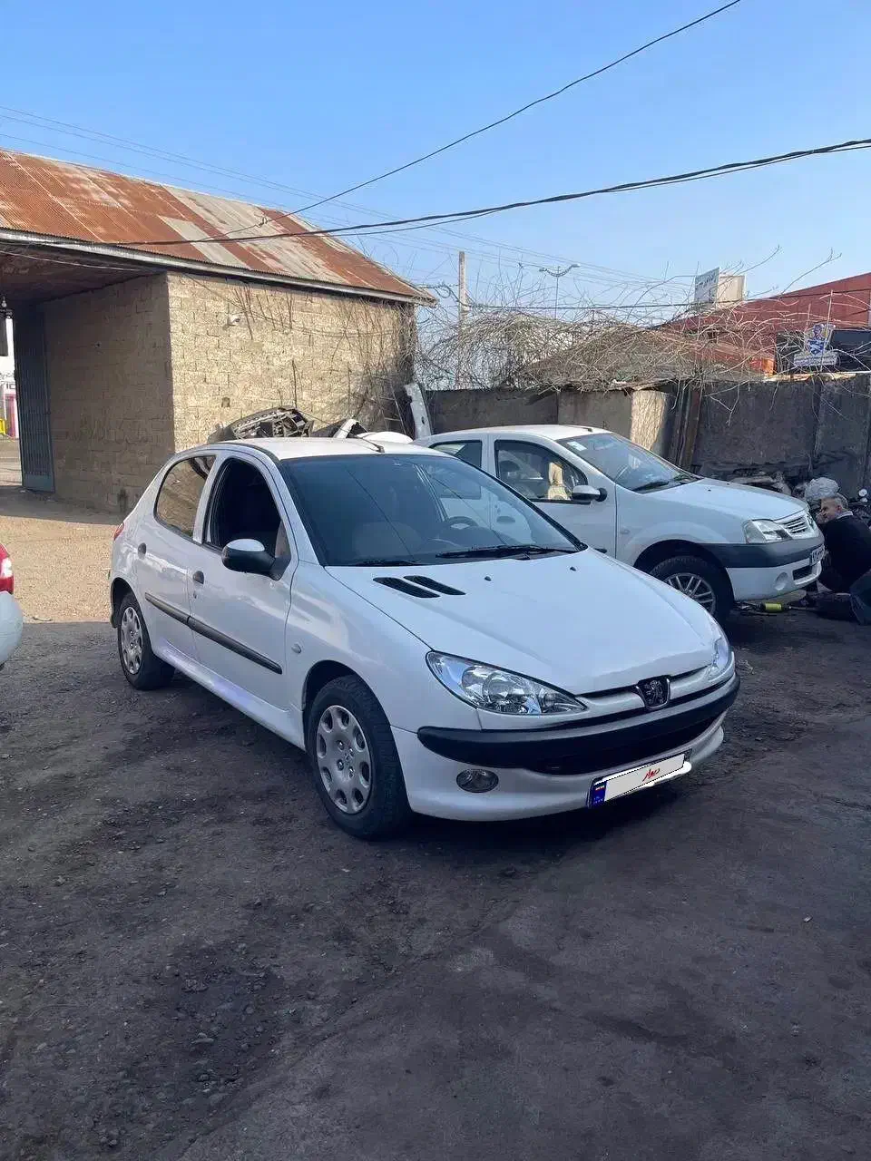 پژو ۲۰۶ سفید تیپ ۵|خودرو سواری و وانت|رشت, منظریه|دیوار