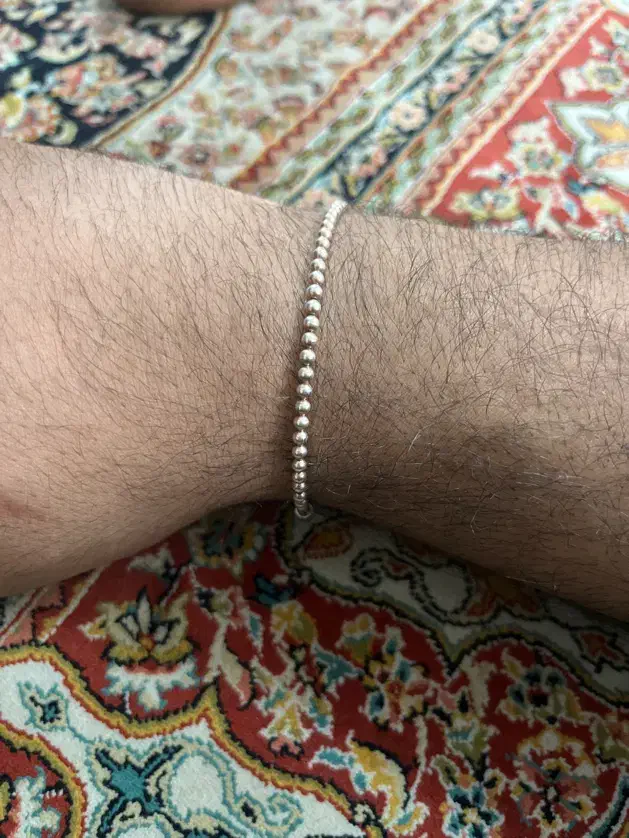 دستبند نقره ساچمه ای|جواهرات|اصفهان, شیخ اشراق|دیوار