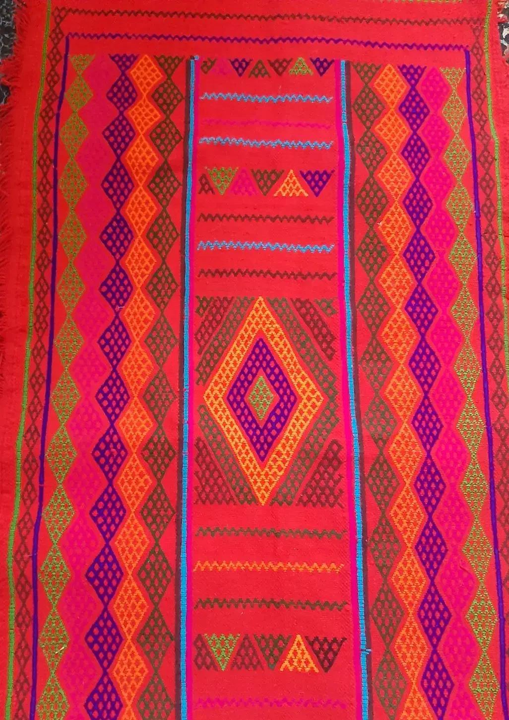 سفره ای دست بافت|سفره، حوله، دستمال آشپزخانه|زابل, |دیوار