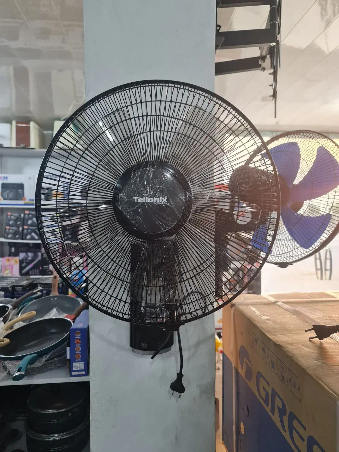 پنکه دیواری تلیونیکس|پنکه و تصفیه‌کنندهٔ هوا|قشم, |دیوار