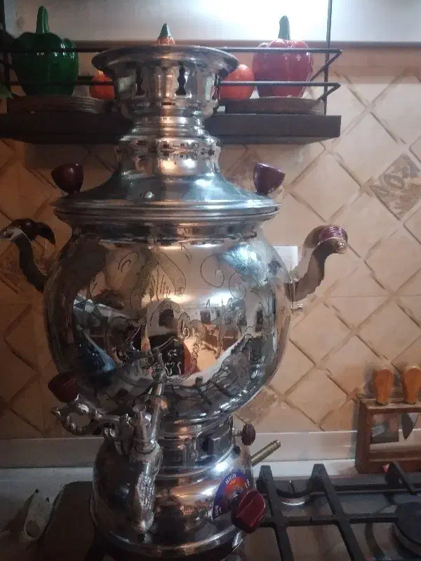 سماور ملیکا ۶ لیتری نو|سماور، چای‌ساز، قهوه‌ساز|محمدیه-قزوین, |دیوار