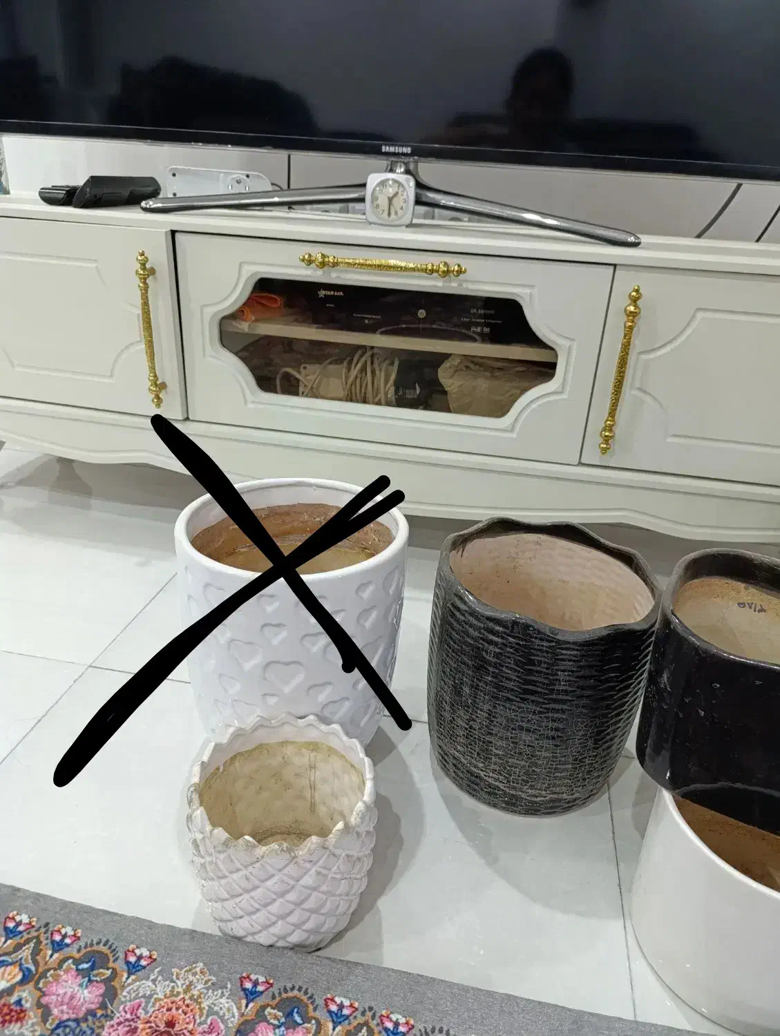 گلدان|گل و گیاه طبیعی|اهواز, کوی باهنر|دیوار