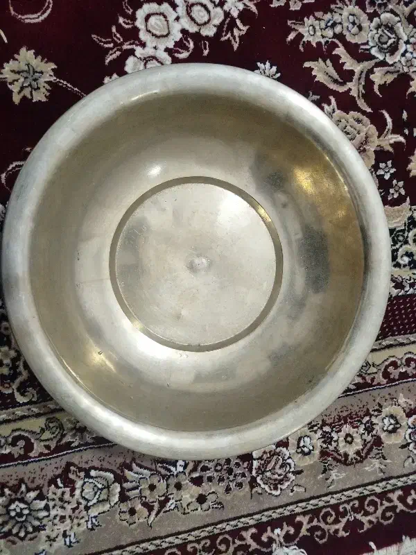 تشت ورشو 100ساله قدمت دارکهنه بکر|کلکسیون اشیاء عتیقه|خرم‌آباد, |دیوار