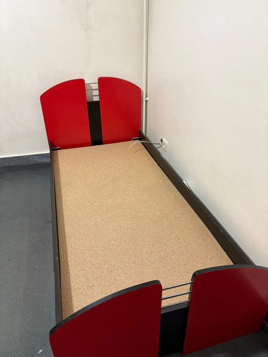 تخت و کمد نوجوان بدون تشک شهر صنعتی|تخت و سرویس خواب|ساوه, |دیوار