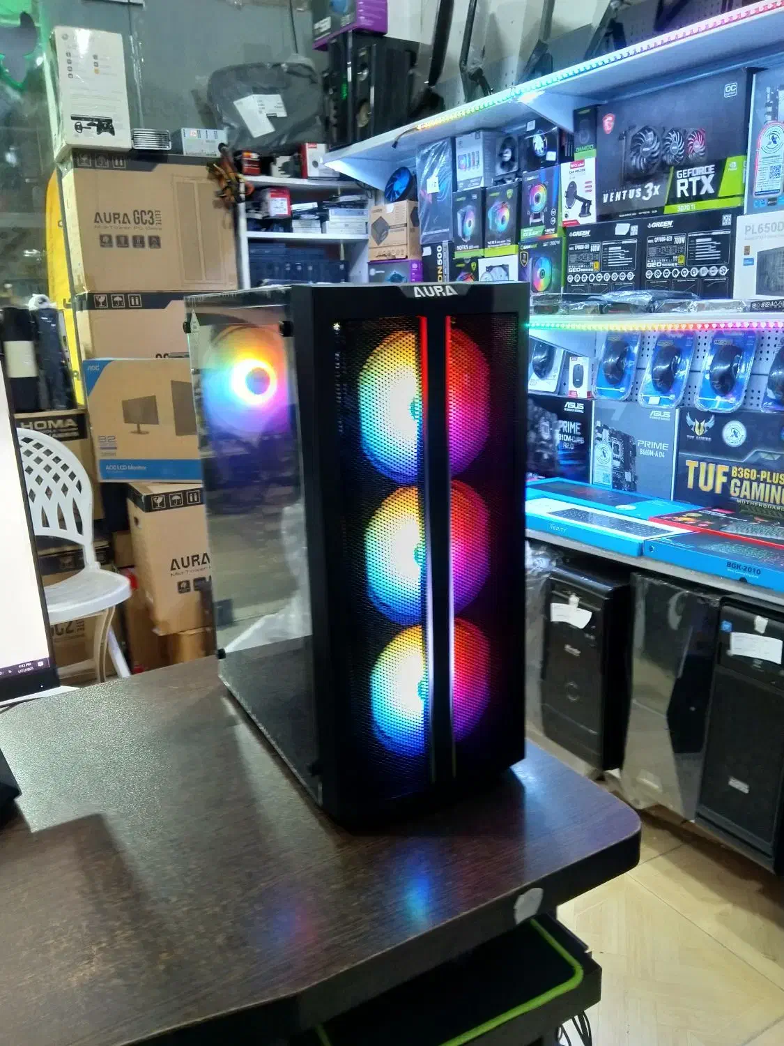 کیس گیمینگ نسل ۱۲ asus|رایانه رومیزی|رشت, باهنر|دیوار