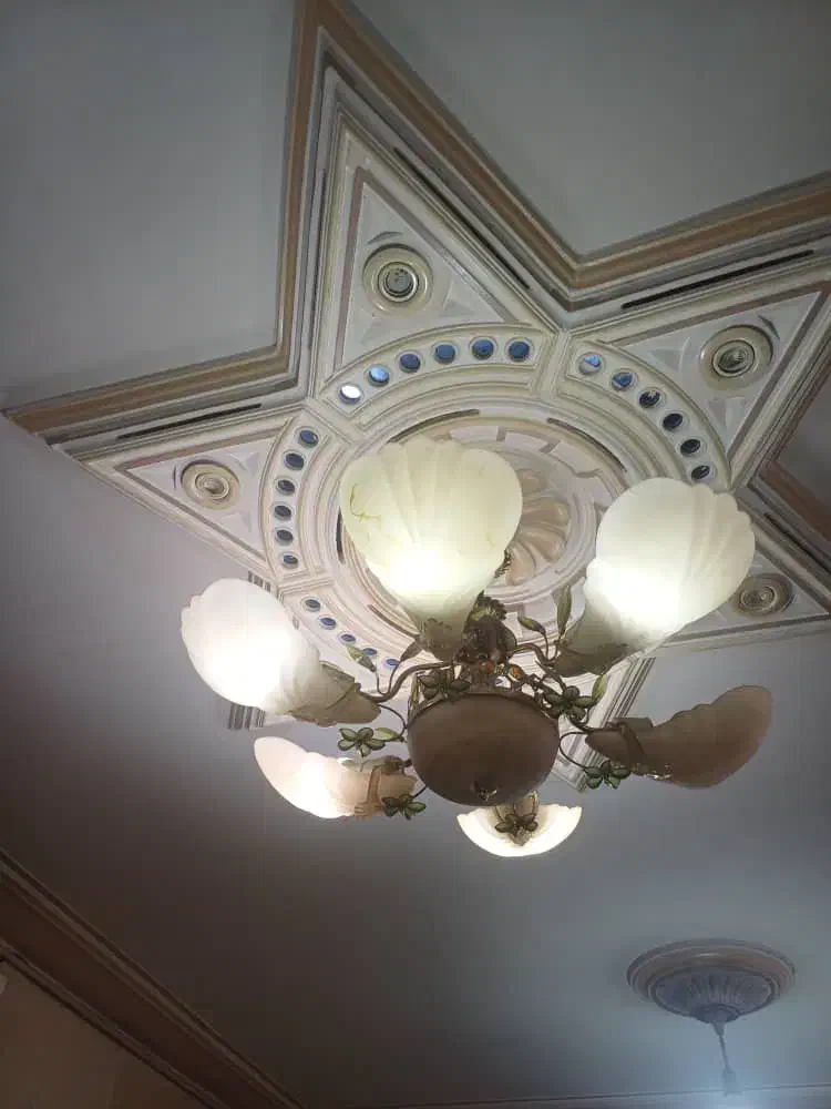 لوستر سقفی ۶شاخه|لوستر و چراغ آویز|اهواز, معین زاده|دیوار