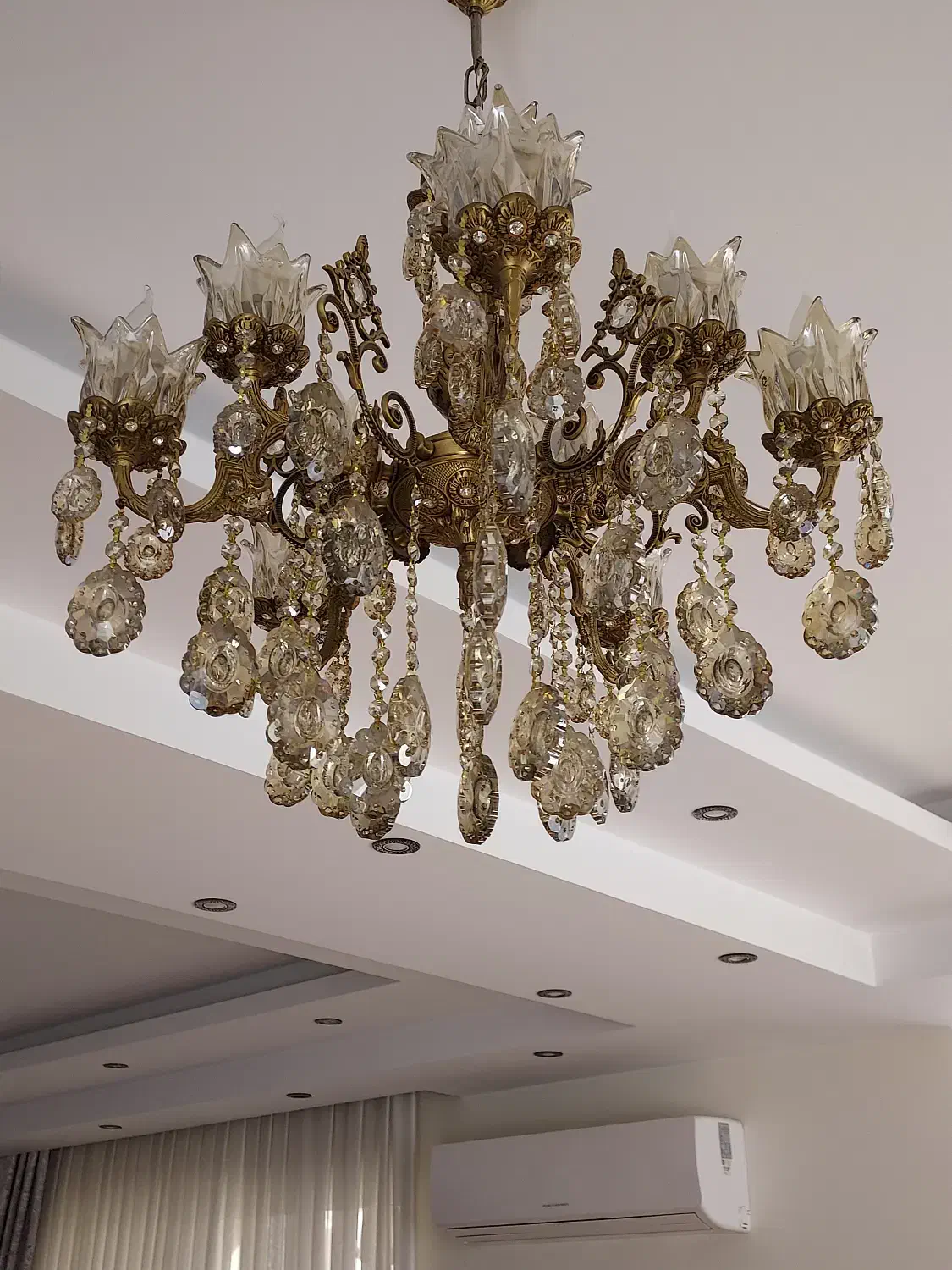 لوستر برنز|لوستر و چراغ آویز|کرج, شاهین‌ویلا|دیوار