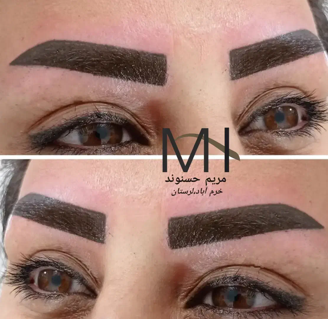 فیبروز ابرو تاتو هاشور فقط فقط|خدمات آرایشگری و زیبایی|خرم‌آباد, |دیوار