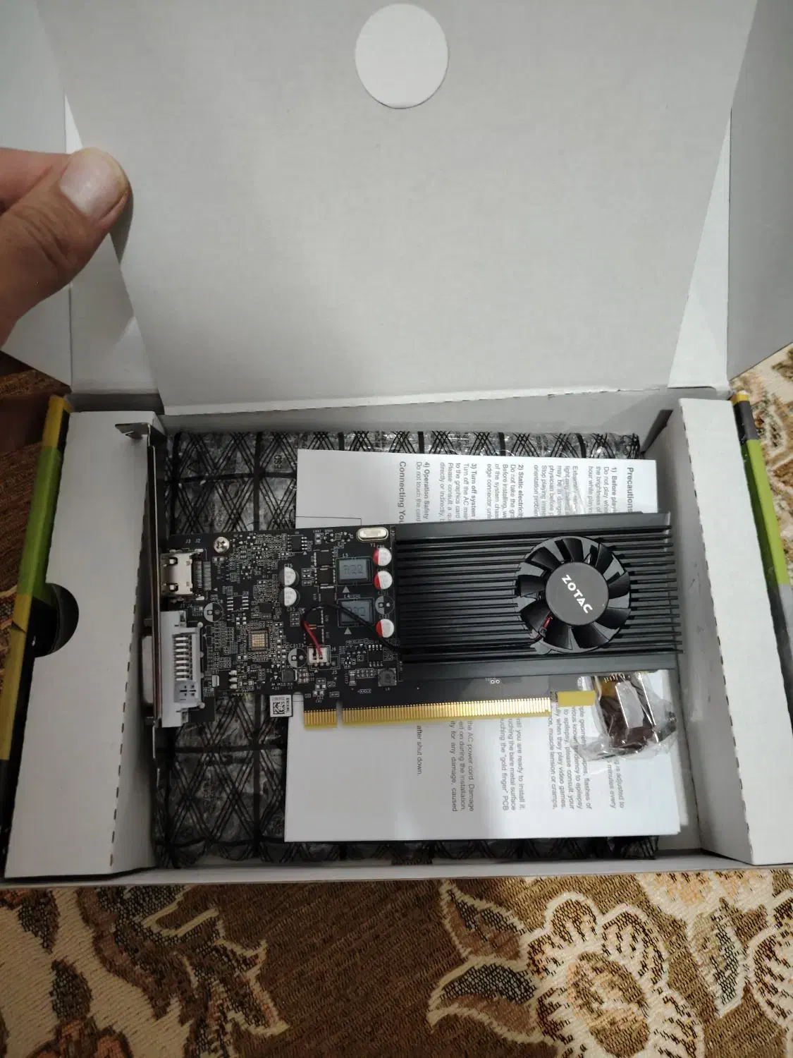 zotac 1030 ddr5|قطعات و لوازم جانبی رایانه|تهران, استاد معین|دیوار