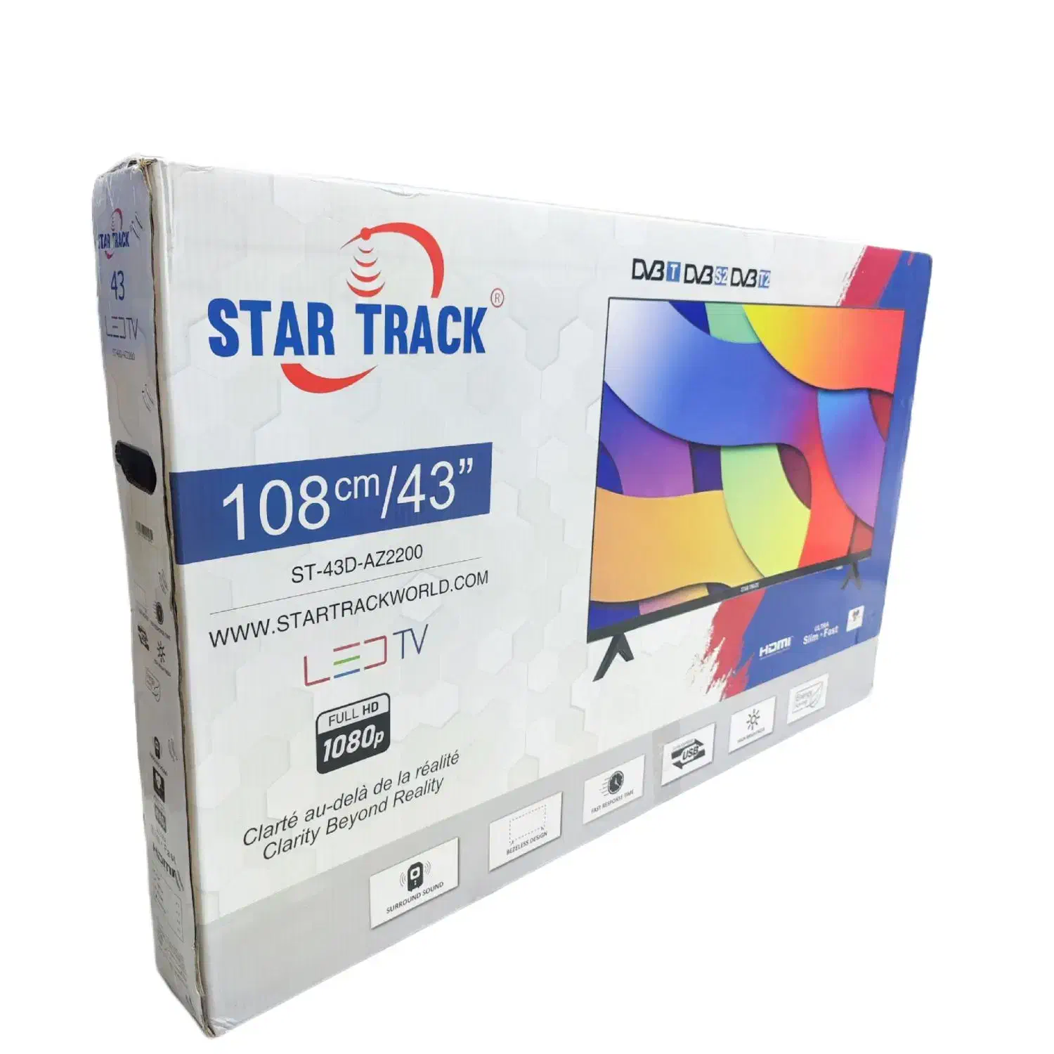 ال ای دی ۴۳ استارترک دوگیرنده مدل ST-43D-AZ2200|تلویزیون و پروژکتور|چابهار, |دیوار