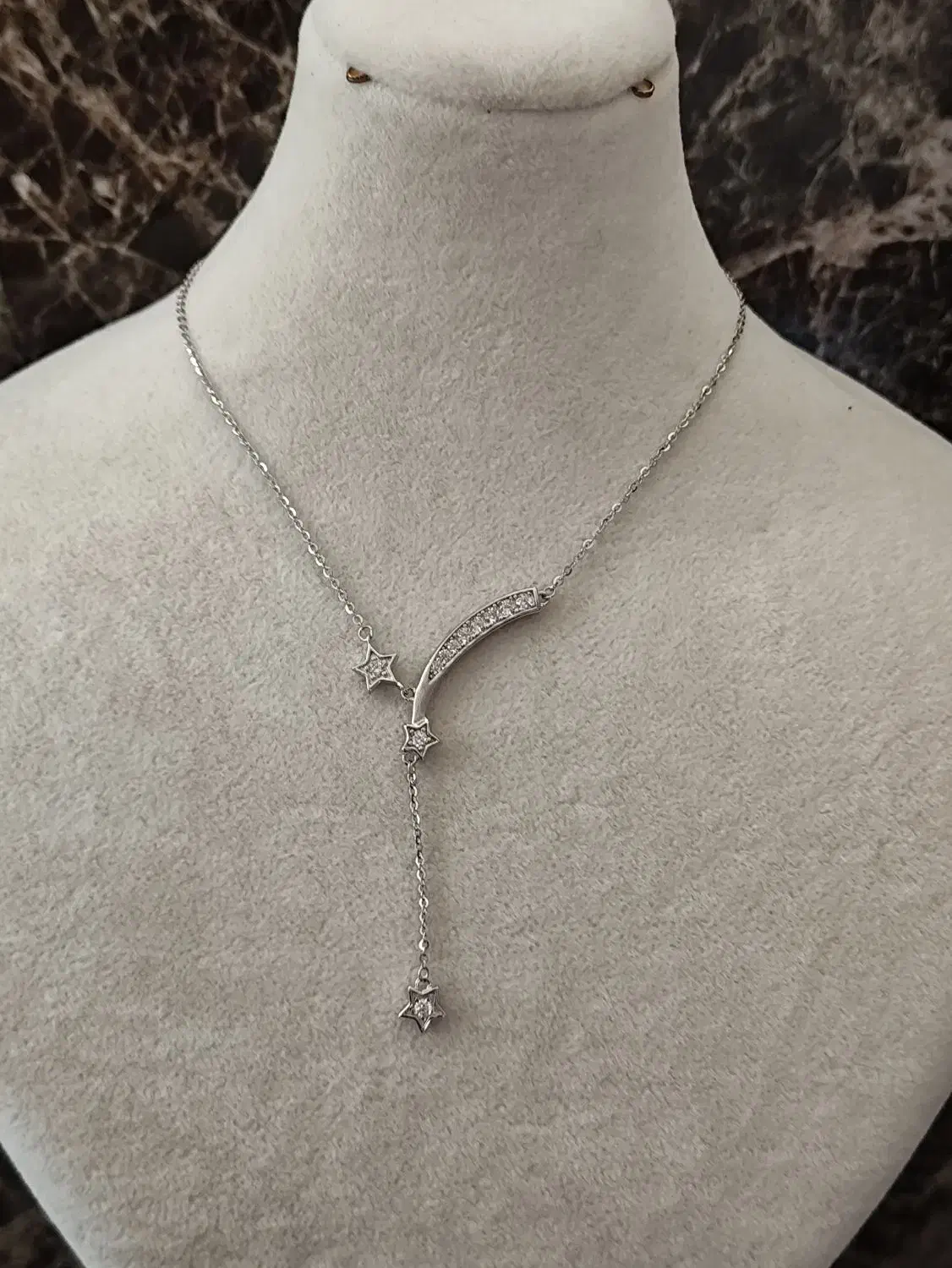 گردنی نقره وارداتی کار ترک|جواهرات|شیراز, شریف‌آباد|دیوار