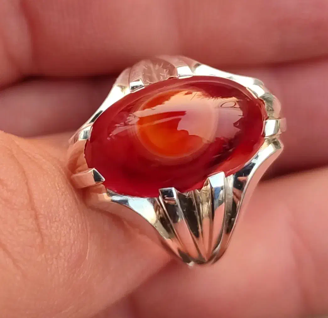 انگشتر نقره دستساز حق وردی باباقوری سرخ|بدلیجات|تهران, نیروی هوایی (پیروزی)|دیوار