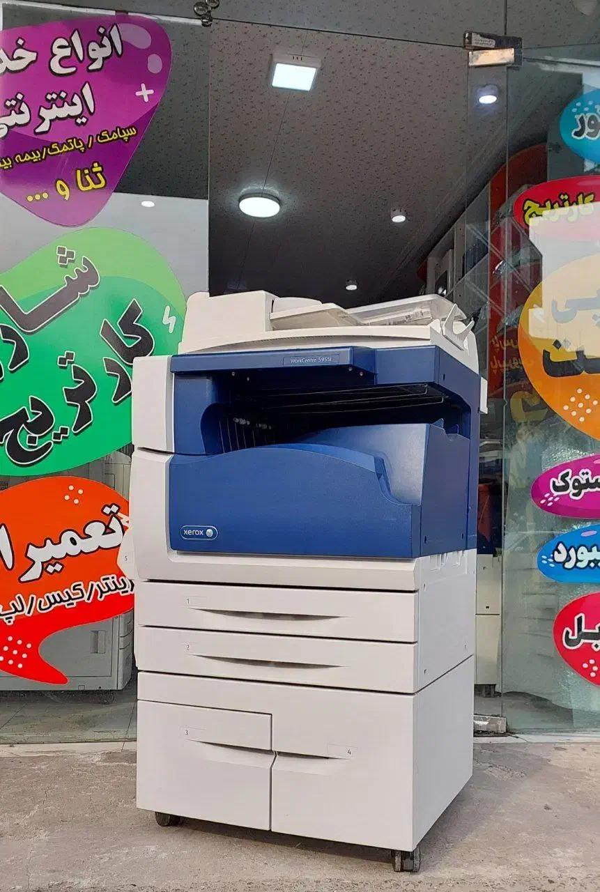 فتوکپی صنعتی سیاه و سفید زیراکس مدل 5955|پرینتر، اسکنر، کپی، فکس|رشت, دیلمان|دیوار