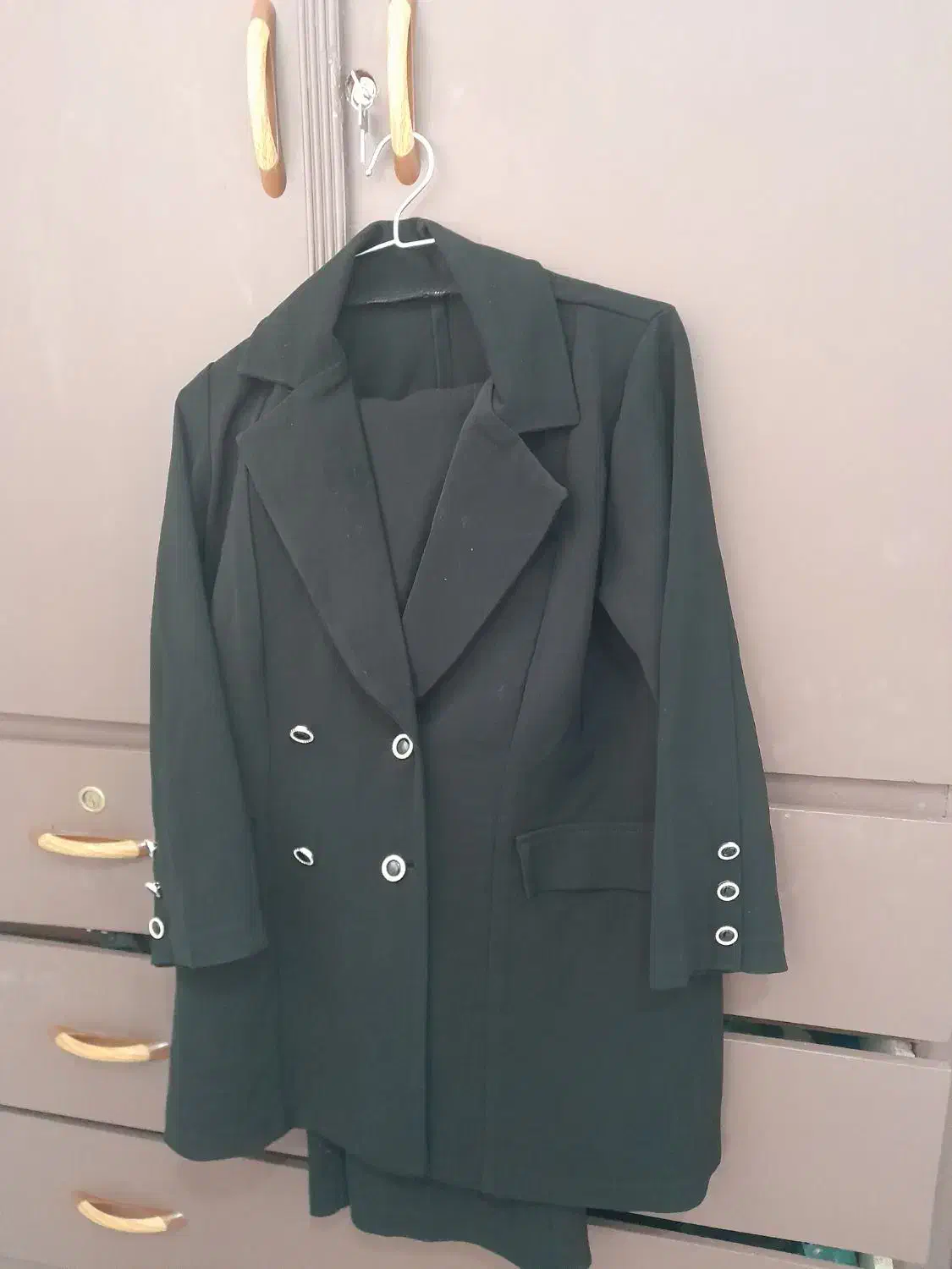 کت و شلوار مازراتی مشکی بهترین جنس|لباس|بهشهر, |دیوار