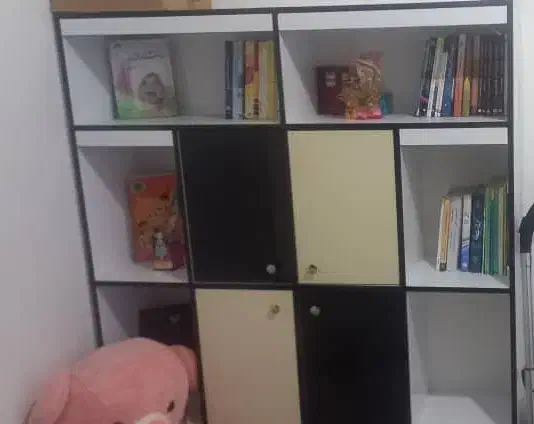 جا کتابی در حد نو|کتابخانه، شلف، قفسه‌های دیواری|بهارستان, |دیوار