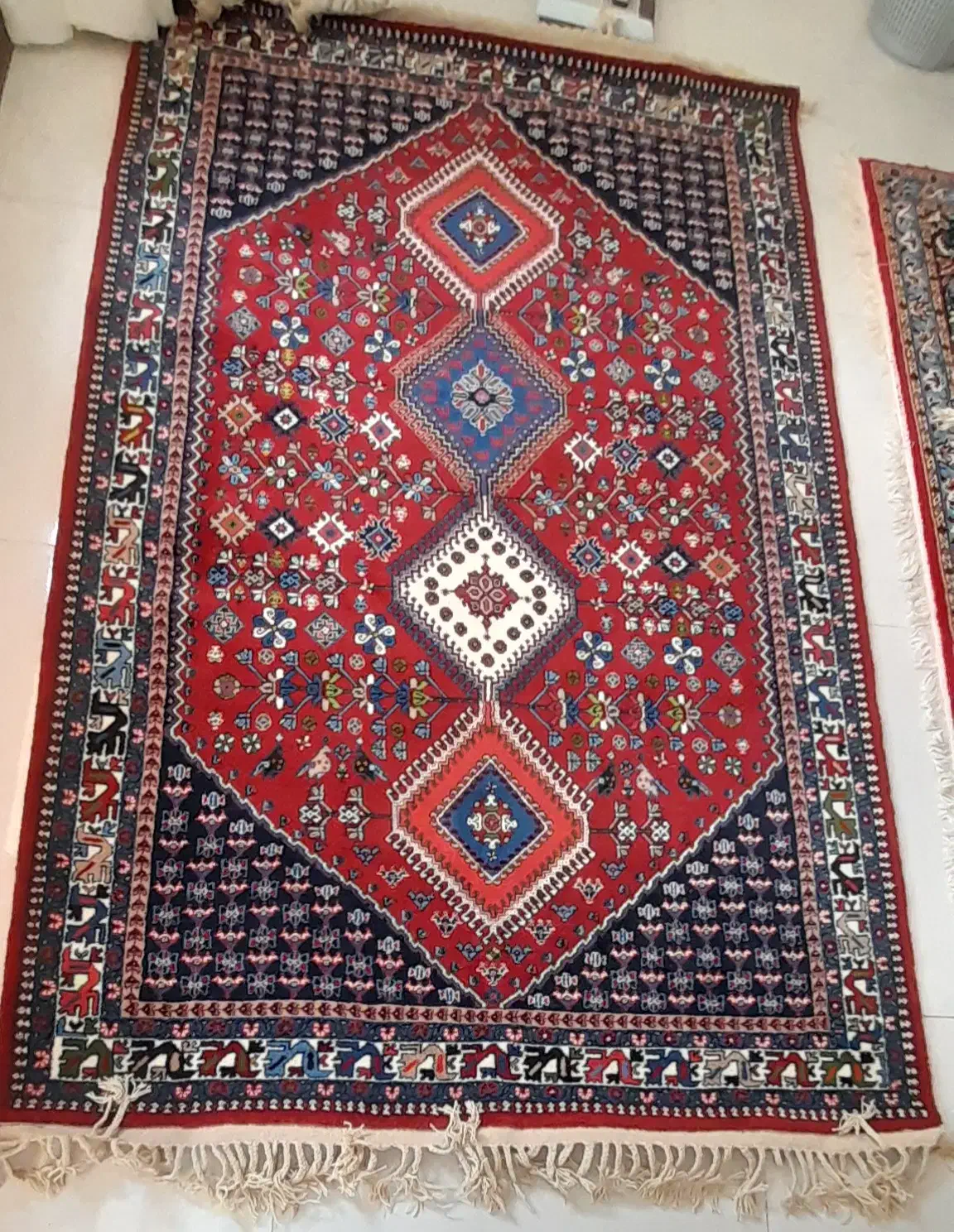 فرش دستباف یلمه|فرش|مبارکه, |دیوار