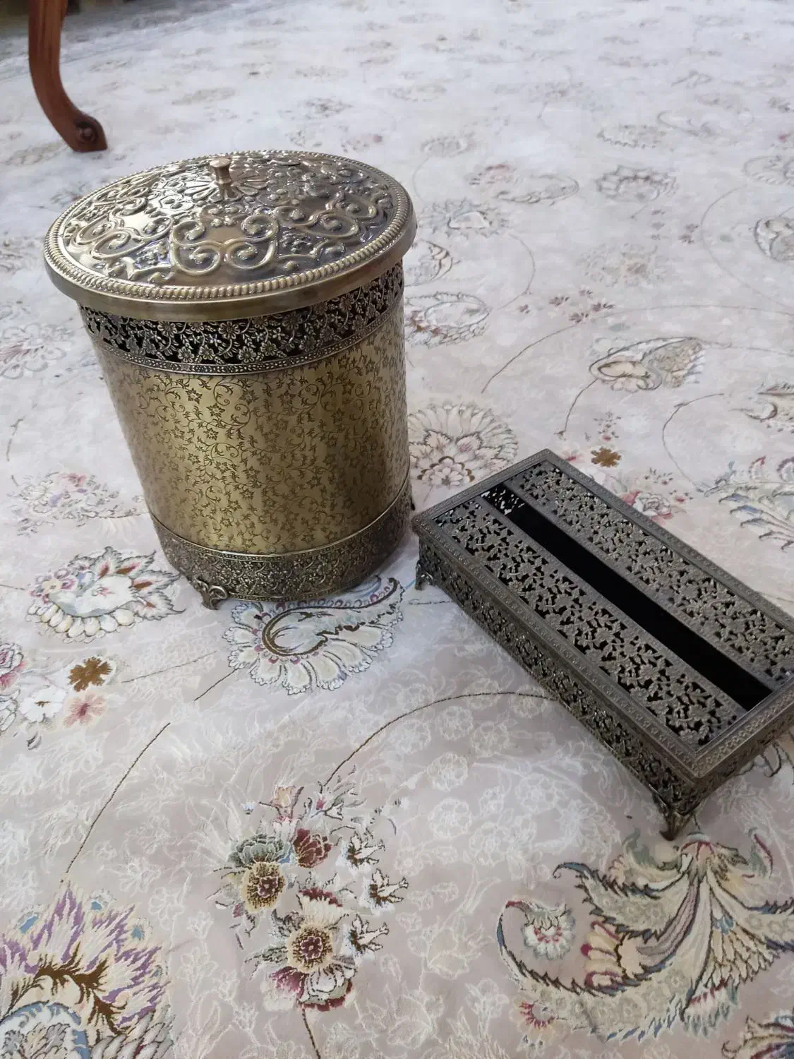 ست سطل و جا دستمالی|صنایع دستی و سایر لوازم تزئینی|ری, دیلمان|دیوار