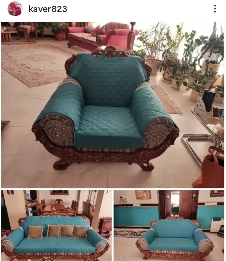 کاور مبل دکوراتیو(نیم کاور)|مبلمان خانگی و میز عسلی|تهران, صادقیه|دیوار