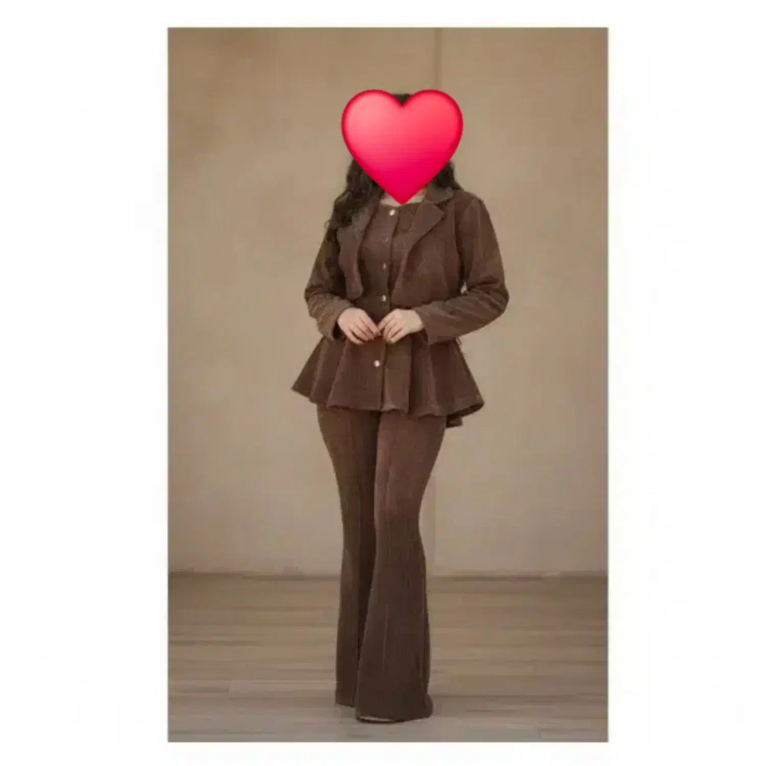 ست مانتو وشلوارعروسکی مخمل کبریتی|لباس|قم, شهید صیاد شیرازی|دیوار