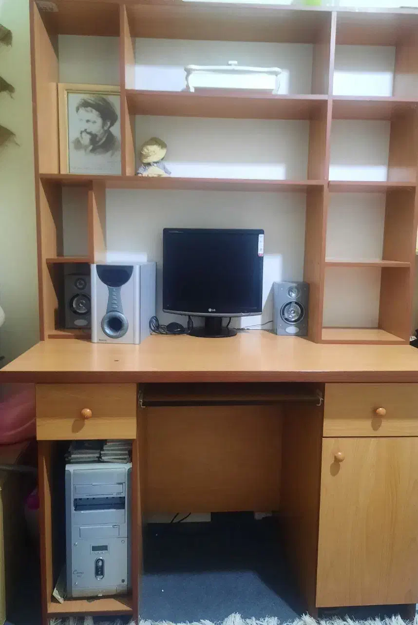 میز کامپیوتر و کتابخانه سوار|میز تحریر و کامپیوتر|لواسان, |دیوار