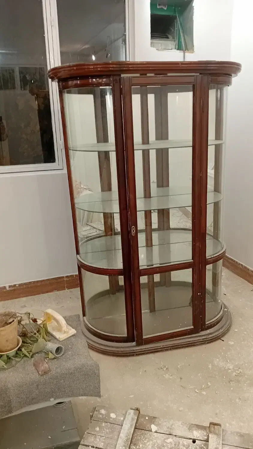 ویترین چوبی|بوفه، ویترین، کنسول|خوانسار, |دیوار