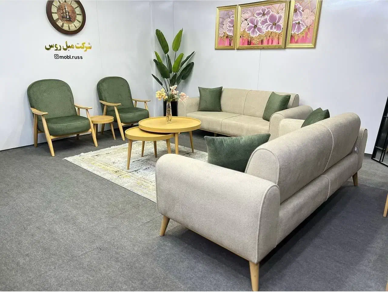 مبل هومن کد ۴۵۶۸۹۶۵۴۳|مبلمان خانگی و میز عسلی|میبد, |دیوار