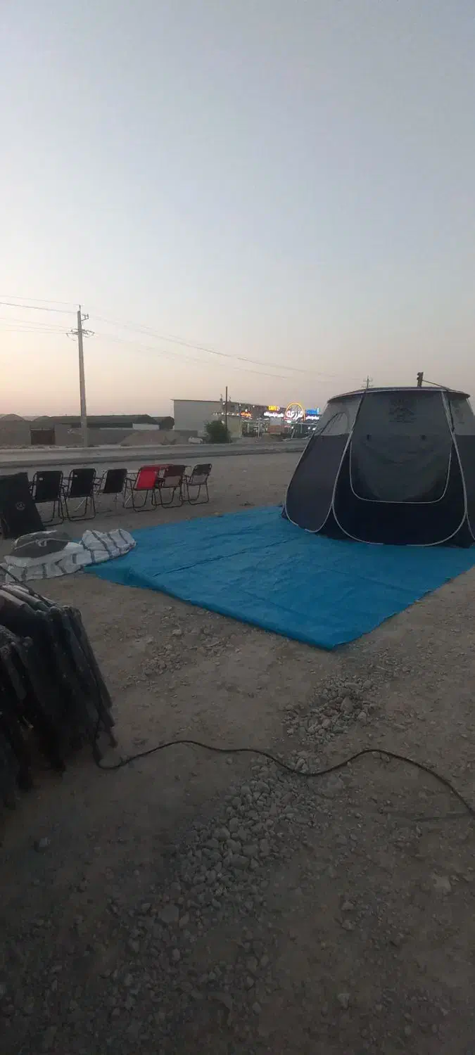 چادر مسافرتی و صندلی ساحلی|کوهنوردی و کمپینگ|برازجان, |دیوار