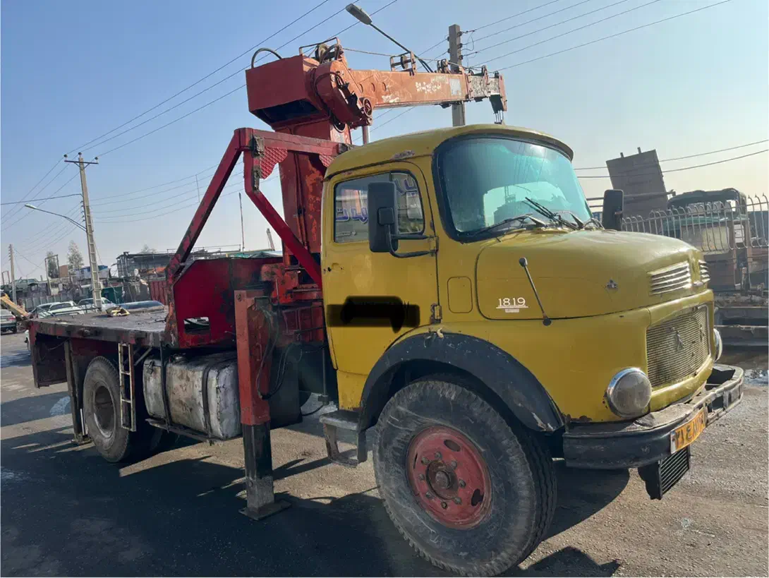 جرثقیل بنز ۱۸۱۹|خودرو سنگین|اصفهان, شهرک صنعتی امیرکبیر (شاپور جدید)|دیوار