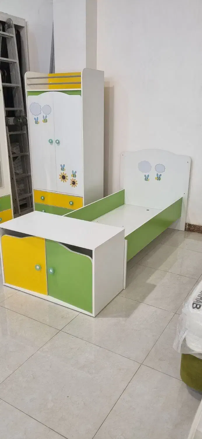 سرویس خواب نوزادی|تخت و صندلی بچه|بهبهان, |دیوار