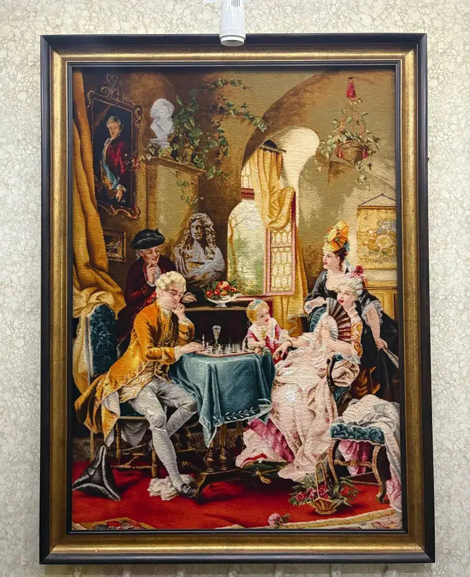 تابلو فرش دستباف طرح فرانسوی ،مینیاتور|تابلو فرش|کرج, فاز ۴ مهرشهر|دیوار