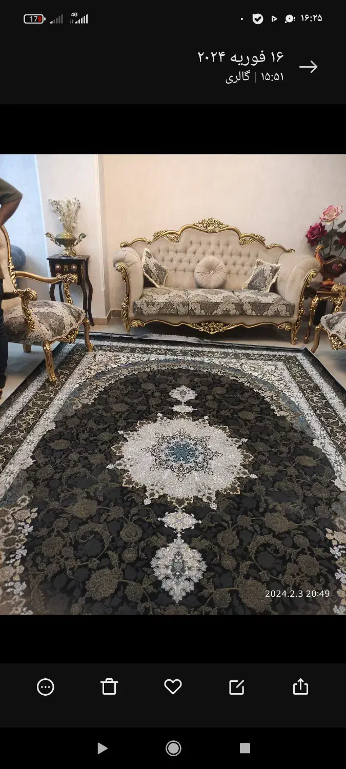 مبل کلاسیک|مبلمان خانگی و میز عسلی|قائم‌شهر, |دیوار