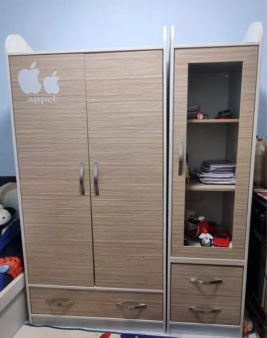 سرویس تخت و کمد نوجوان+خوش خواب|تخت و سرویس خواب|گلستان (تهران), |دیوار