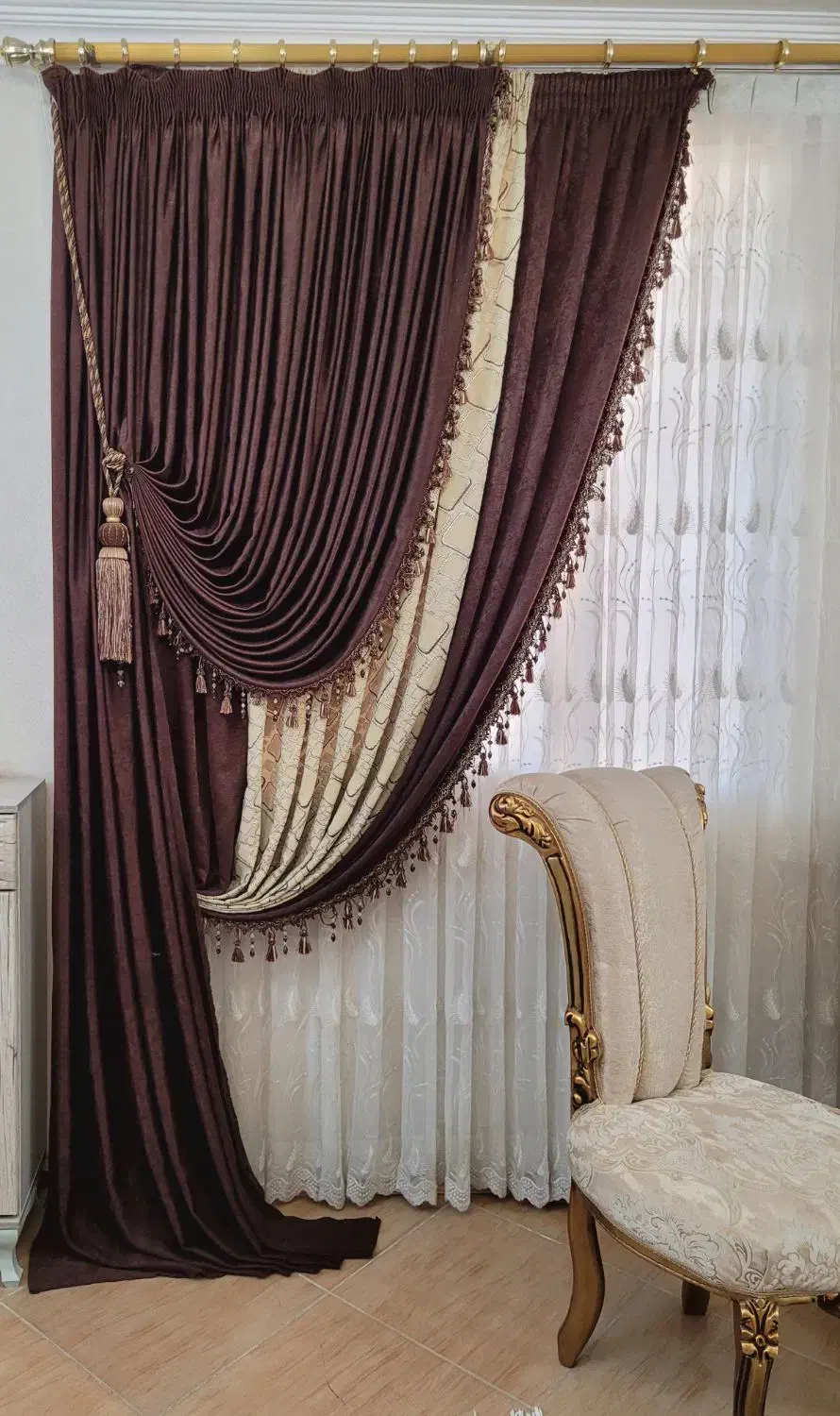 والان پرده|پرده، رانر، رومیزی|قرچک, میرزائی شمالی|دیوار