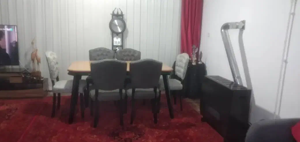 میز ناهار خوری مبله ۶ نفره|میز و صندلی غذاخوری|مشگین شهر, |دیوار