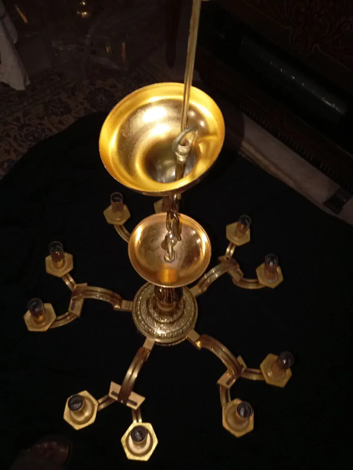 فروش ۳عدد لوستر برنز|لوستر و چراغ آویز|آکند, |دیوار