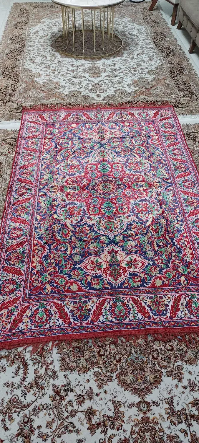 فرش ابریشم خیلی قدیمی|فرش|ارومیه, |دیوار