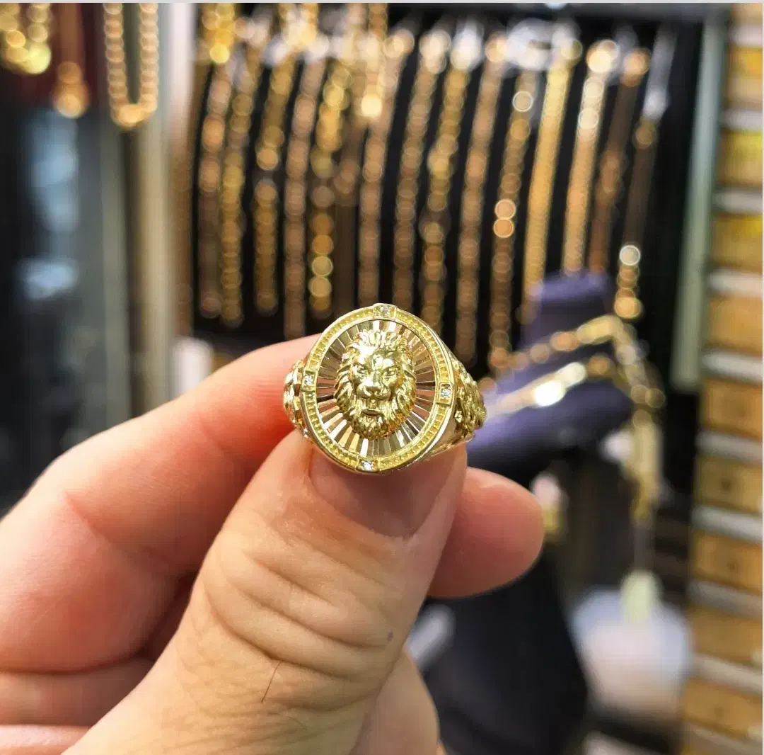 انگشتر شیر مردانه بدون اجرت و مالیات فقط با ۵ درصد|جواهرات|رشت, فلسطین|دیوار