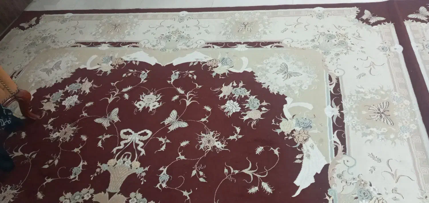 یک جفت فرش ماشینی ۷۵۰ شانه درحدنو۱۵۰۰۰۰۰۰|فرش|بومهن, |دیوار