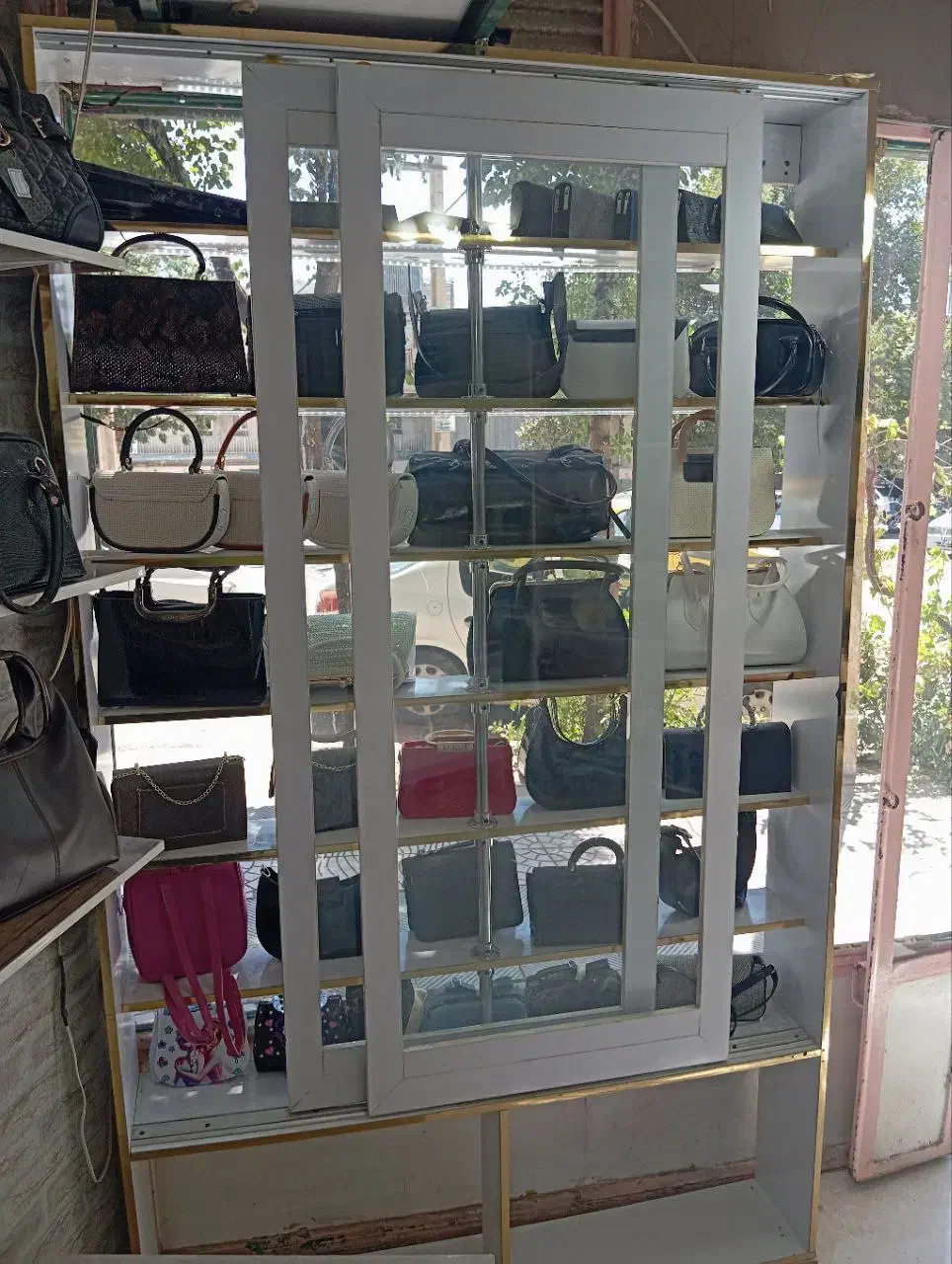 قفسه و ویترین|کتابخانه، شلف، قفسه‌های دیواری|جوانرود, |دیوار