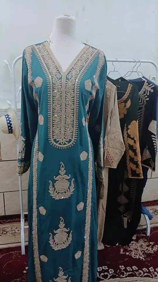 ماکسی وارداتی مخمل وآب طلا|لباس|آبادان, |دیوار